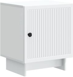 vidaXL Dulap de noapte Alb 43 x 34, 5 x 50 cm Lemn prelucrat GartenMobel Dekor (893875)