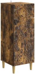 vidaXL Bufet Stejar fumuriu 33 x 34, 5 x 90 cm Lemn prelucrat GartenMobel Dekor (895060) Comoda