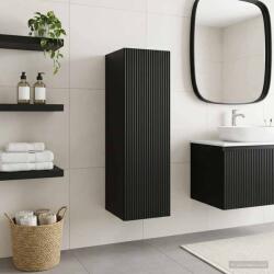 vidaXL Dulap Bathroom Montat pe Perete Negru 33 x 34, 5 x 100 cm GartenMobel Dekor (890523)