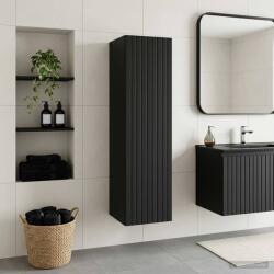 vidaXL Dulap Bathroom Montat pe Perete Negru 33 x 34, 5 x 100 cm GartenMobel Dekor (890653)