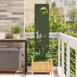 vidaXL Ecran de intimitate pentru gradina Olivengrønn 32 x 140 cm GartenMobel Dekor (876248)