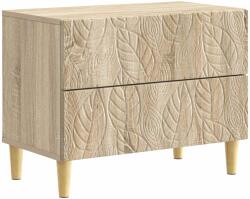 vidaXL Noptiera Stejar Sonoma 62 x 34, 5 x 48 cm Lemn prelucrat GartenMobel Dekor (895007)