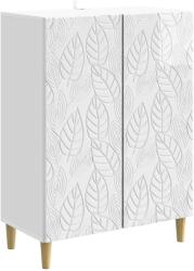 vidaXL Bufet Alb foarte lucios 66 x 34, 5 x 90 cm Lemn prelucrat GartenMobel Dekor (895049) Comoda