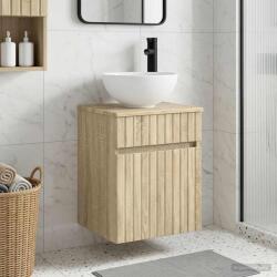 vidaXL Chiuveta de baie suspendata Stejar Sonoma 39 x 41 x 64, 5 cm GartenMobel Dekor (890554)