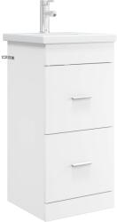 vidaXL Mobila de baie cu chiuveta Alb 42 x 40 x 84, 5 cm Lemn prelucrat GartenMobel Dekor (890696)