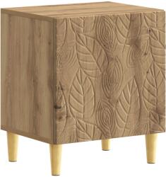 vidaXL Noptiera Stejar Artizanal 43 x 34, 5 x 50 cm Lemn prelucrat GartenMobel Dekor (895043)