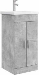 vidaXL Mobila de baie cu chiuveta Gri Beton 42 x 40 x 84, 5 cm GartenMobel Dekor (890675)