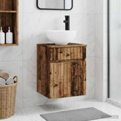 vidaXL Chiuveta de baie suspendata Lemn vechi 39 x 41 x 64, 5 cm GartenMobel Dekor (890560)