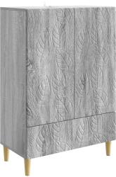 vidaXL Bufet Sonoma gri 66 x 34, 5 x 95 cm Lemn prelucrat GartenMobel Dekor (895131) Comoda