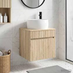vidaXL Chiuveta de baie suspendata Stejar Sonoma 49 x 44, 5 x 66 cm GartenMobel Dekor (890614)