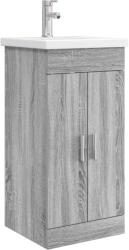 vidaXL Mobila de baie cu chiuveta Sonoma gri 42 x 40 x 84, 5 cm GartenMobel Dekor (890677)