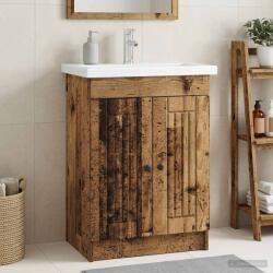 vidaXL Dulap de baie sub chiuveta Lemn vechi 78, 5 x 37, 5 x 81 cm GartenMobel Dekor (890052)