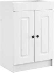 vidaXL Dulap de baie sub chiuveta Alb 56 x 37, 5 x 81 cm Lemn prelucrat GartenMobel Dekor (890004)