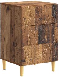 vidaXL Noptiera Lemn vechi 43 x 39, 5 x 66, 5 cm Lemn prelucrat GartenMobel Dekor (895023)