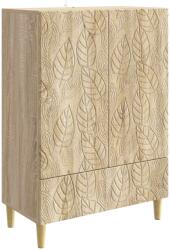 vidaXL Bufet Stejar Sonoma 66 x 34, 5 x 95 cm Lemn prelucrat GartenMobel Dekor (895127) Comoda