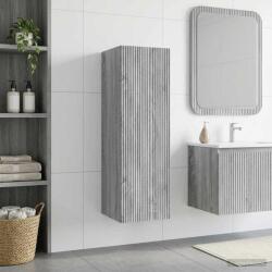 vidaXL Dulap Bathroom Montat pe Perete Sonoma gri 33 x 34, 5 x 60 cm GartenMobel Dekor (890538)