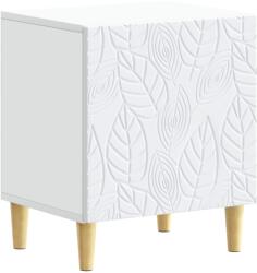 vidaXL Noptiera Alb 43 x 34, 5 x 50 cm Lemn prelucrat GartenMobel Dekor (895025)
