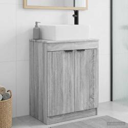 vidaXL Mobila de baie cu chiuveta Sonoma gri 54 x 35 x 83 cm GartenMobel Dekor (890164)