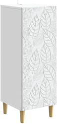 vidaXL Bufet Alb 33 x 34, 5 x 90 cm Lemn prelucrat GartenMobel Dekor (895055) Comoda