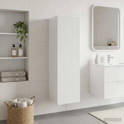 vidaXL Dulap Bathroom Montat pe Perete Alb foarte lucios GartenMobel Dekor (890536)