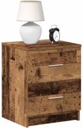vidaXL Noptiere 2 buc. cu 2 sertare, lemn vechi, 40x36x50 cm GartenMobel Dekor (858800)
