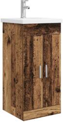 vidaXL Mobila de baie cu chiuveta Lemn vechi 42 x 40 x 84, 5 cm GartenMobel Dekor (890678)