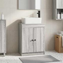 vidaXL Mobila de baie cu chiuveta Sonoma gri 54 x 35 x 83 cm GartenMobel Dekor (890135)