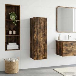 vidaXL Dulap Bathroom Montat pe Perete Stejar fumuriu GartenMobel Dekor (890527)