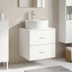 vidaXL Vanitate cu chiuveta montata pe perete Alb 49, 5 x 44, 5 x 65 cm GartenMobel Dekor (890294)