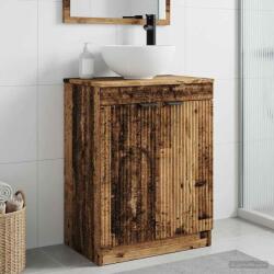 vidaXL Mobila de baie cu chiuveta Lemn vechi 54 x 35 x 83 cm GartenMobel Dekor (890146)