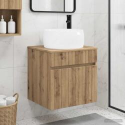 vidaXL Chiuveta de baie suspendata Stejar Artizanal 49 x 44, 5 x 66 cm GartenMobel Dekor (890621)