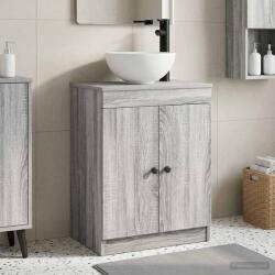 vidaXL Mobila de baie cu chiuveta Sonoma gri 54 x 35 x 83 cm GartenMobel Dekor (890119)