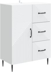 vidaXL Bufet cu sertar Alb 66 x 34, 5 x 89, 5 cm Lemn prelucrat GartenMobel Dekor (894855) Comoda