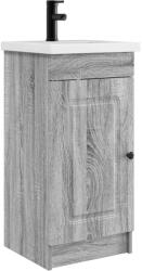 vidaXL Mobila de baie cu chiuveta Sonoma gri 42 x 40 x 84, 5 cm GartenMobel Dekor (890000)