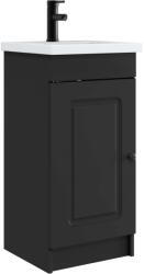 vidaXL Mobila de baie cu chiuveta Negru 42 x 40 x 84, 5 cm GartenMobel Dekor (889995)