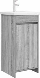 vidaXL Mobila de baie cu chiuveta Sonoma gri 42 x 40 x 84, 5 cm GartenMobel Dekor (890773)
