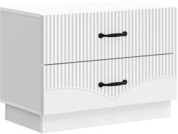 vidaXL Dulap de noapte Alb 62 x 34, 5 x 44, 5 cm Lemn prelucrat GartenMobel Dekor (895235)