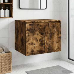 vidaXL Dulap Bathroom Montat pe Perete Stejar fumuriu GartenMobel Dekor (890477)