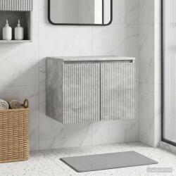 vidaXL Dulap Bathroom Montat pe Perete Gri Beton 62, 5 x 44, 5 x 50 cm GartenMobel Dekor (890475)