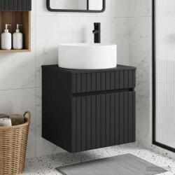 vidaXL Chiuveta de baie suspendata Negru 49 x 44, 5 x 65, 5 cm GartenMobel Dekor (890623)