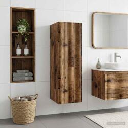vidaXL Dulap Bathroom Montat pe Perete Lemn vechi 33 x 34, 5 x 100 cm GartenMobel Dekor (890530)