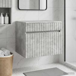 vidaXL Dulap Bathroom Montat pe Perete Gri Beton 59 x 44, 5 x 50 cm GartenMobel Dekor (890635)