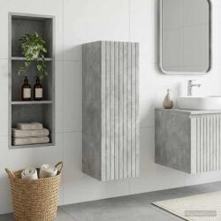 vidaXL Dulap Bathroom Montat pe Perete Gri Beton 33 x 34, 5 x 100 cm GartenMobel Dekor (890655)