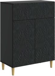 vidaXL Bufet Negru 66 x 34, 5 x 90 cm Lemn prelucrat GartenMobel Dekor (895096) Comoda