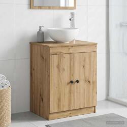 vidaXL Dulap de Baie Stejar Artizanal 54 x 41 x 70 cm Lemn prelucrat GartenMobel Dekor (890129)