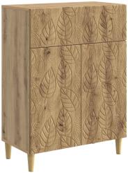 vidaXL Bufet Stejar Artizanal 66 x 34, 5 x 90 cm Lemn prelucrat GartenMobel Dekor (895104) Comoda
