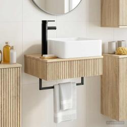 vidaXL Basin de spalare montat pe perete Stejar Sonoma 50 x 41 x 39 cm GartenMobel Dekor (890190)