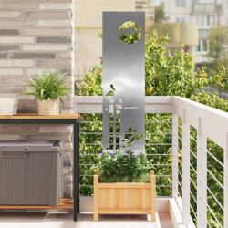vidaXL Ecran de intimitate pentru gradina Argintiu 32 x 140 cm GartenMobel Dekor (876249)