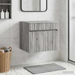 vidaXL Dulap Bathroom Montat pe Perete Sonoma gri 59 x 44, 5 x 50 cm GartenMobel Dekor (890638)