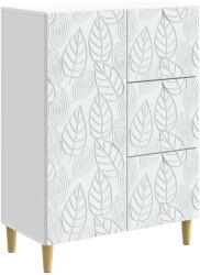 vidaXL Bufet Alb 66 x 34, 5 x 90 cm Lemn prelucrat GartenMobel Dekor (895085) Comoda